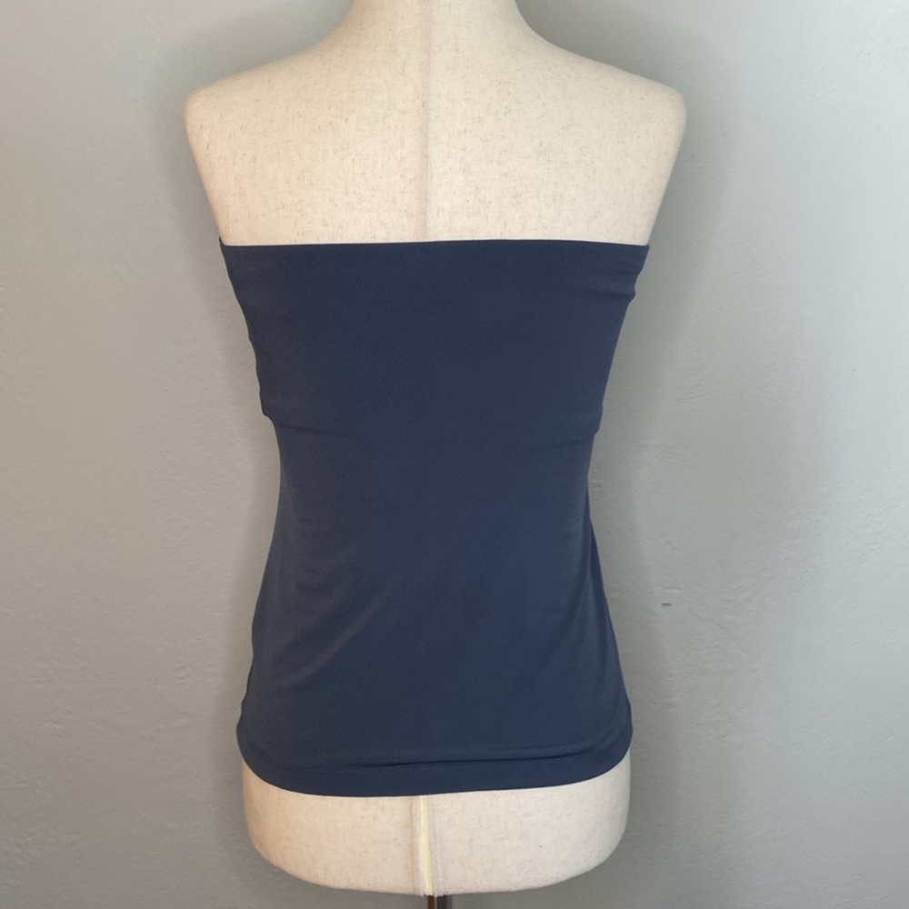 GAP Strapless Top- Gray- Women Sz S - Picture 3 of 6